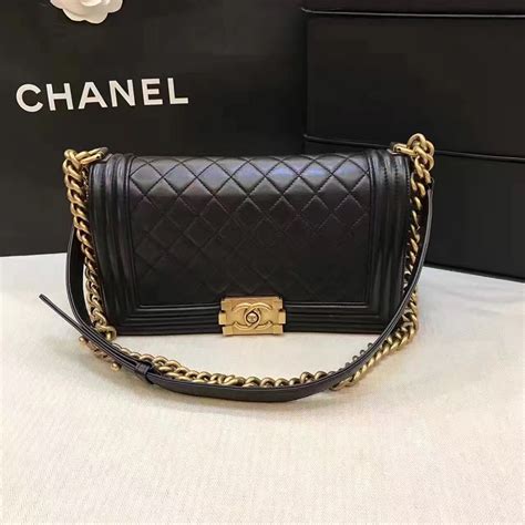 black chanel boy bag|boy chanel bag price.